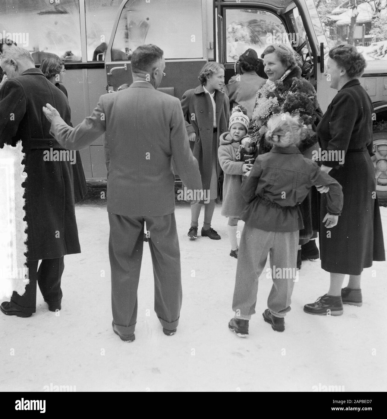 Visit Royal Family to Grindelwald, Arrival Date 28 December 1953