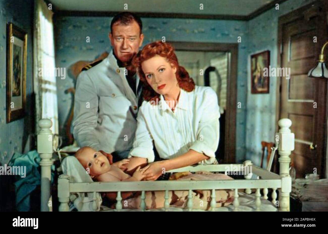 THE WINGS OF EAGLES 1957 MGM film with Maureen O'Hara and John Wayne