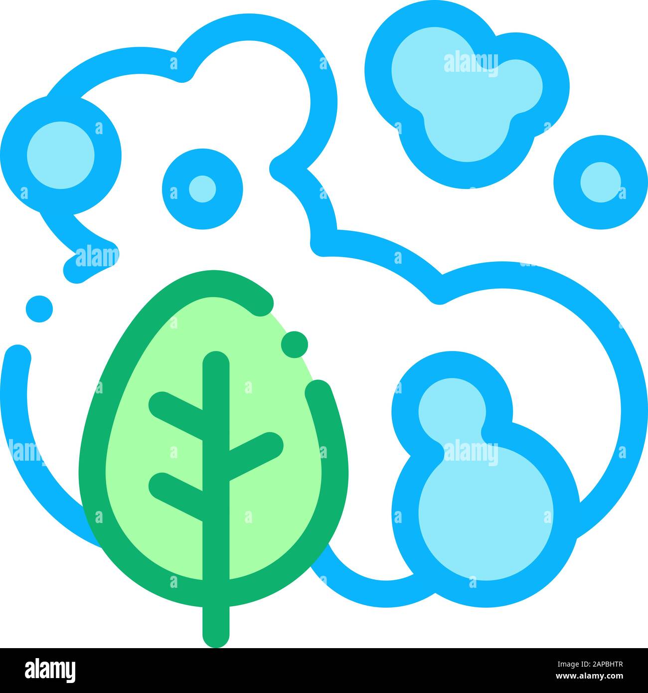 Smoke Plant Icon Vector Outline Illustration Stock Vector Image & Art ...
