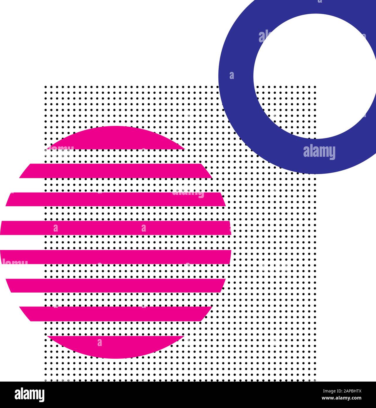 Colored circles and dots Stock Vector