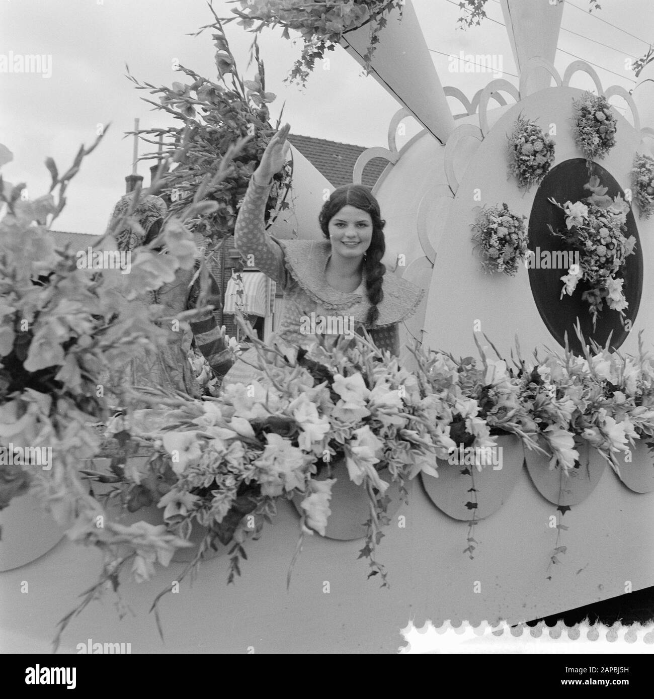 Festooned display Black and White Stock Photos & Images - Alamy