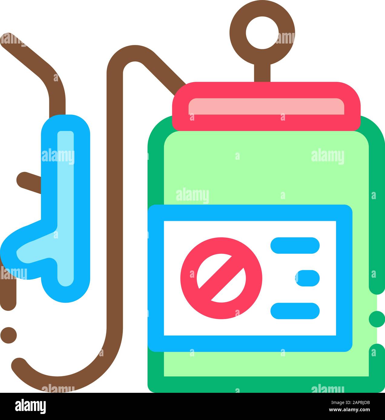 Spray Equipment Icon Vector Outline Illustration Stock Vector Image ...