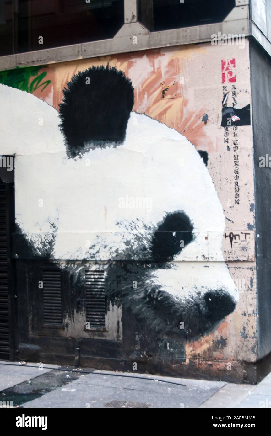 Around the UK - Glasgow - Panda by Klingatron Stock Photo - Alamy