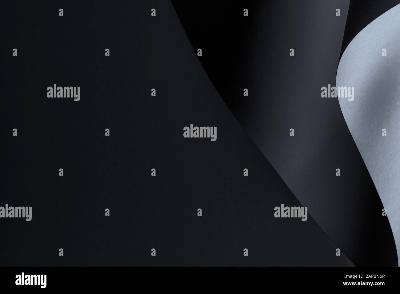 Abstract minimal geometric shape black color paper background Stock ...