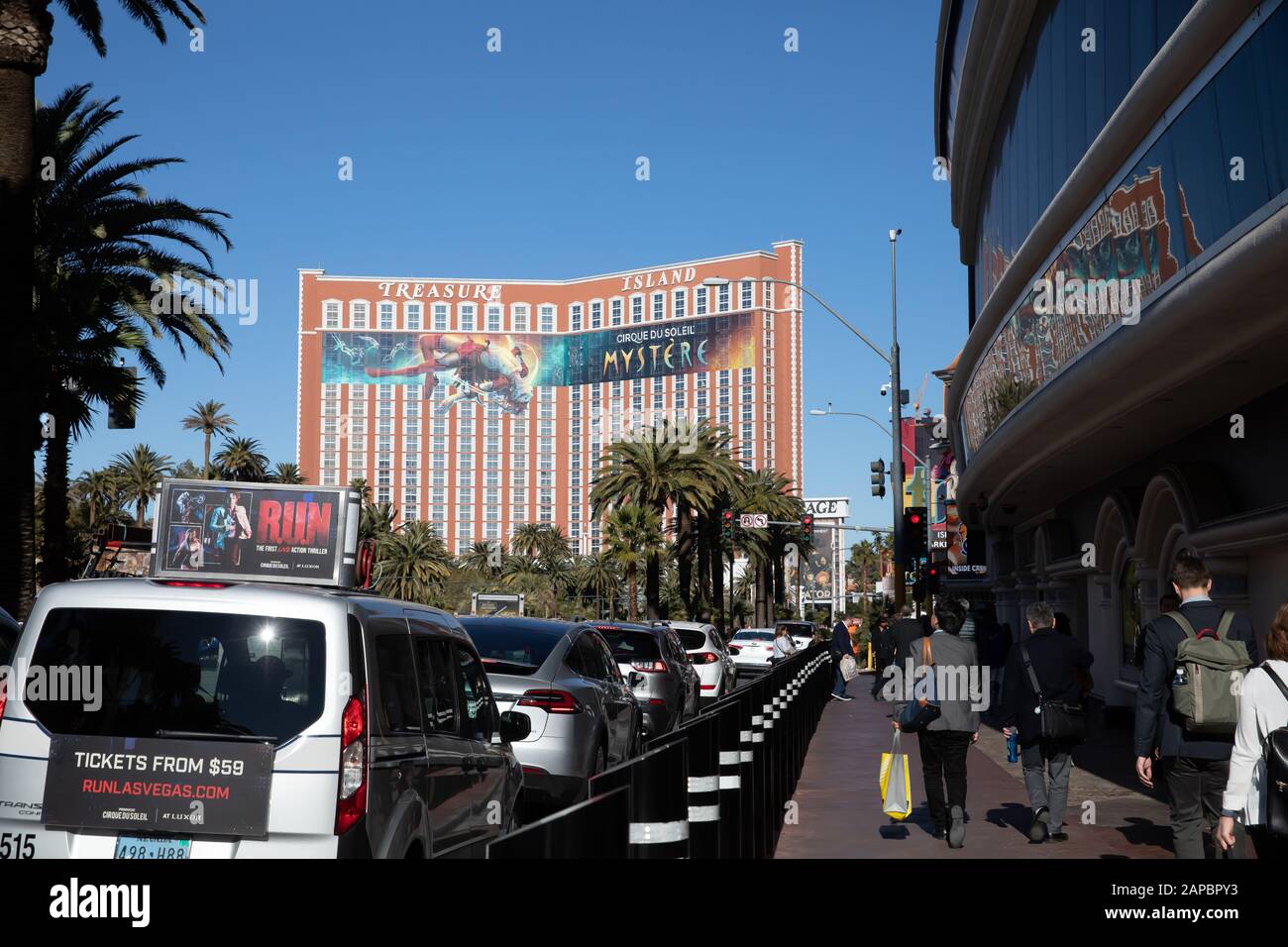 Treasure Island Hotel in Las Vegas, Nevada, USA Stock Photo Alamy