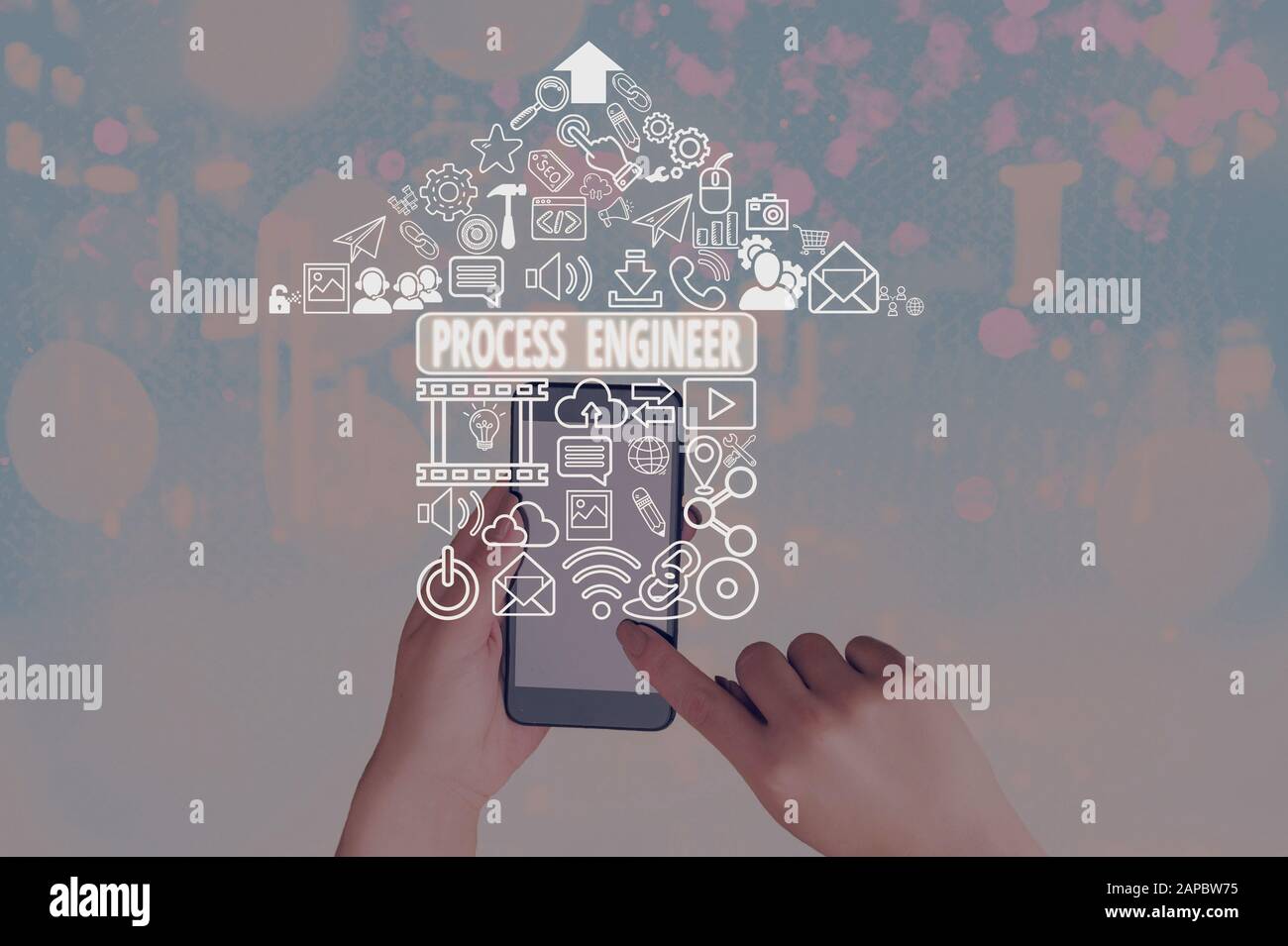 Text sign showing Process Engineer. Business photo showcasing ...