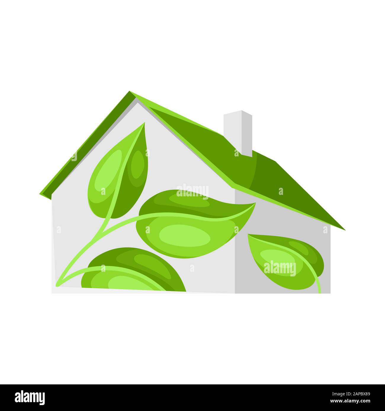 Green house concept illustration Stock Vector Image & Art - Alamy