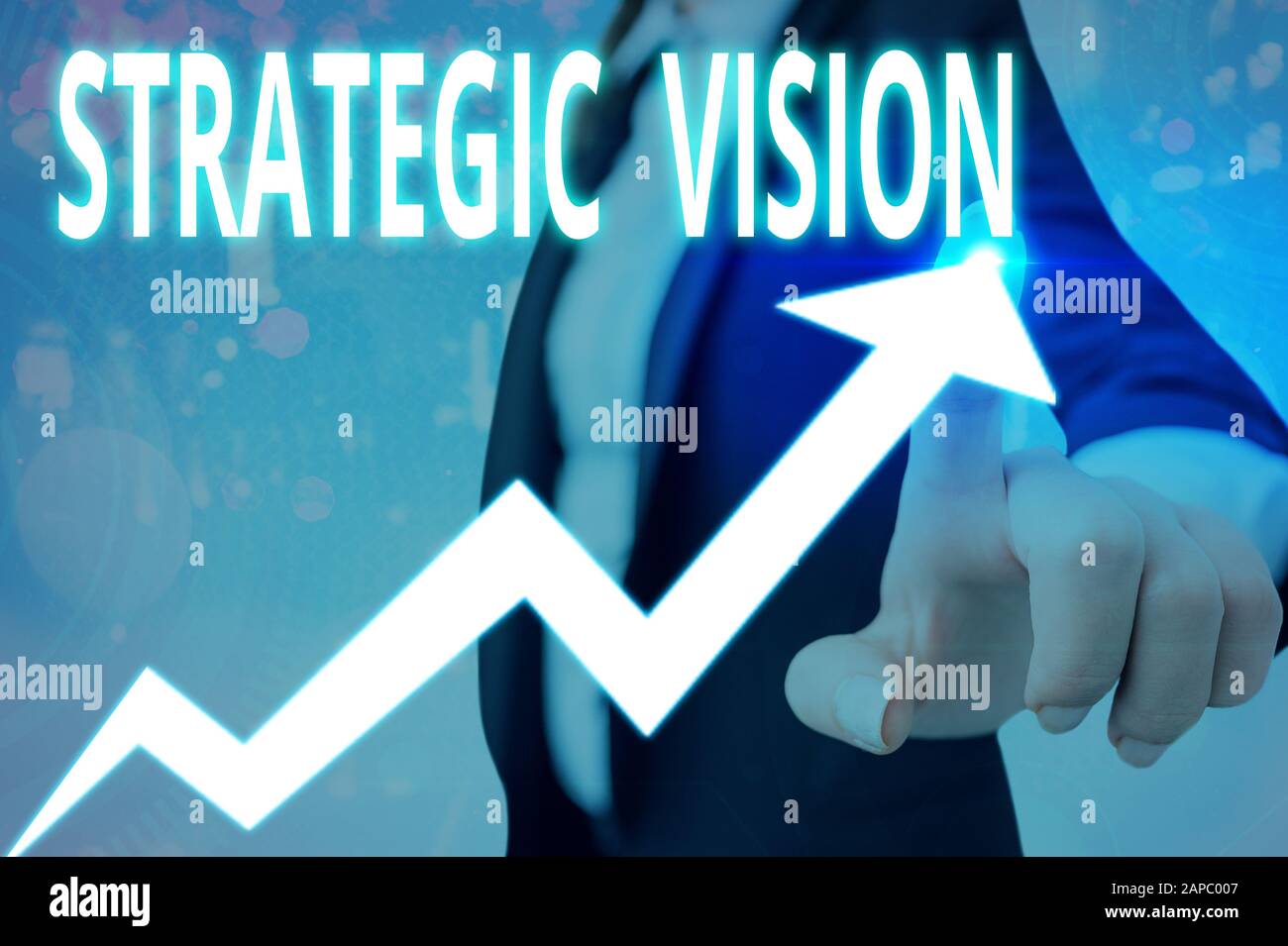 Conceptual hand writing showing Strategic Vision. Concept meaning ...