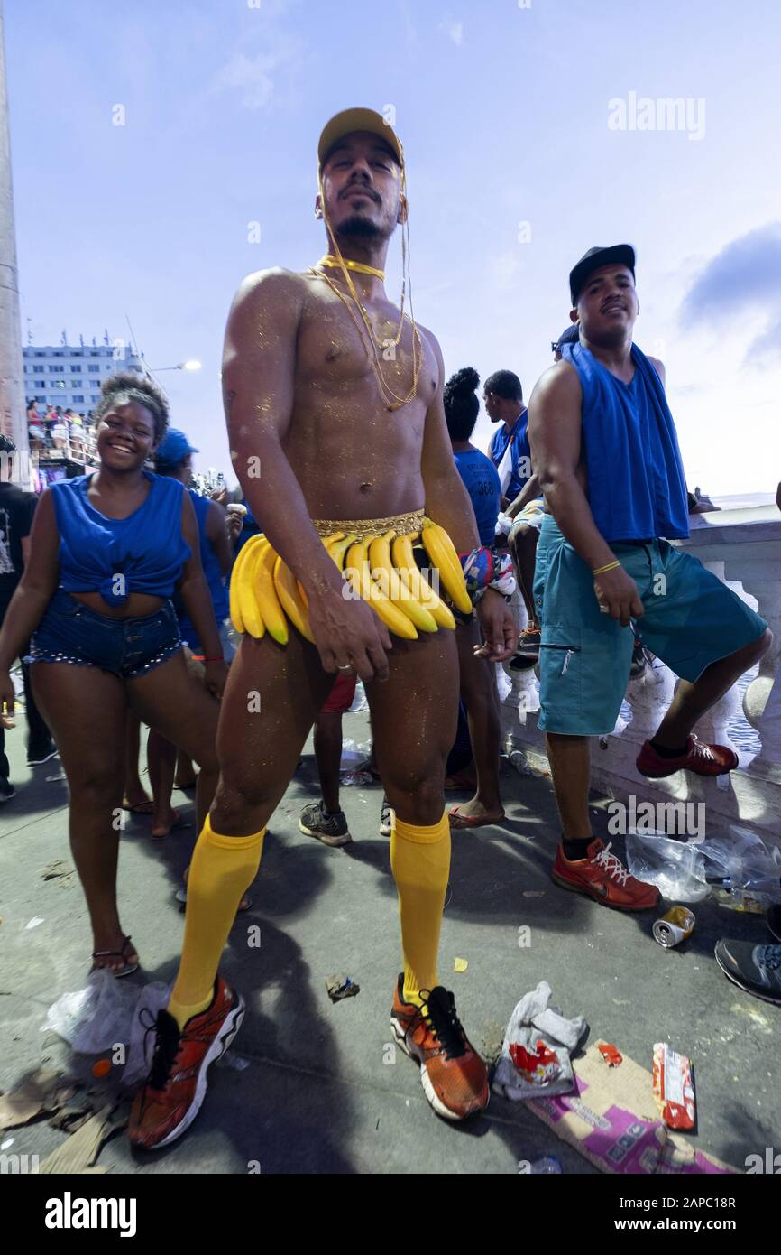 Brazilian Carnival 2019 -  in Salvador, Bahia, Brazil Stock Photo