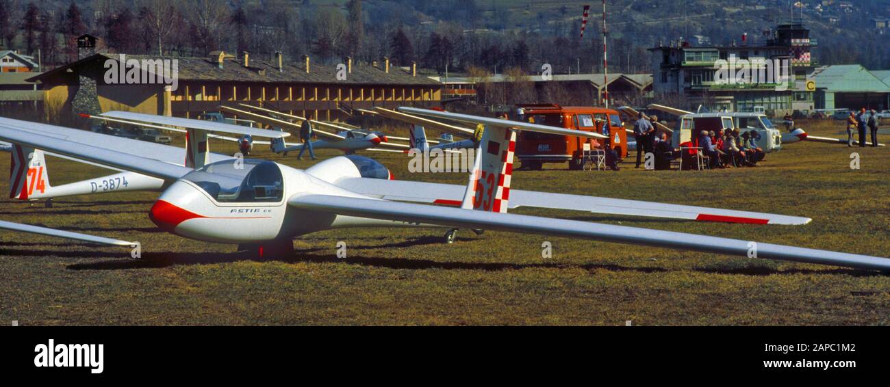 Glider (sailplane Stock Photo Alamy