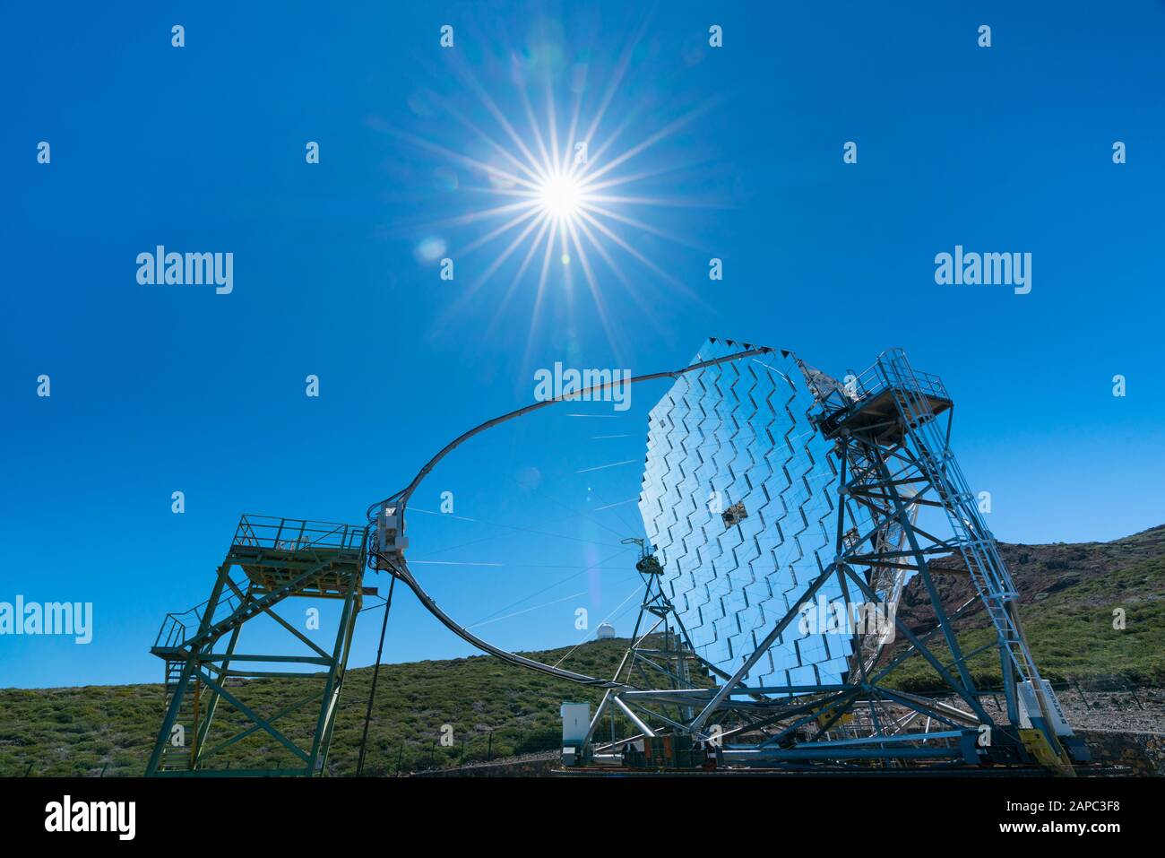 The Observatorio Astrofisico del Roque de los Muchachos, El Paso and Garafia municipalities, La Palma island, Canary Islands, Spain, Europe, Unesco Bi Stock Photo