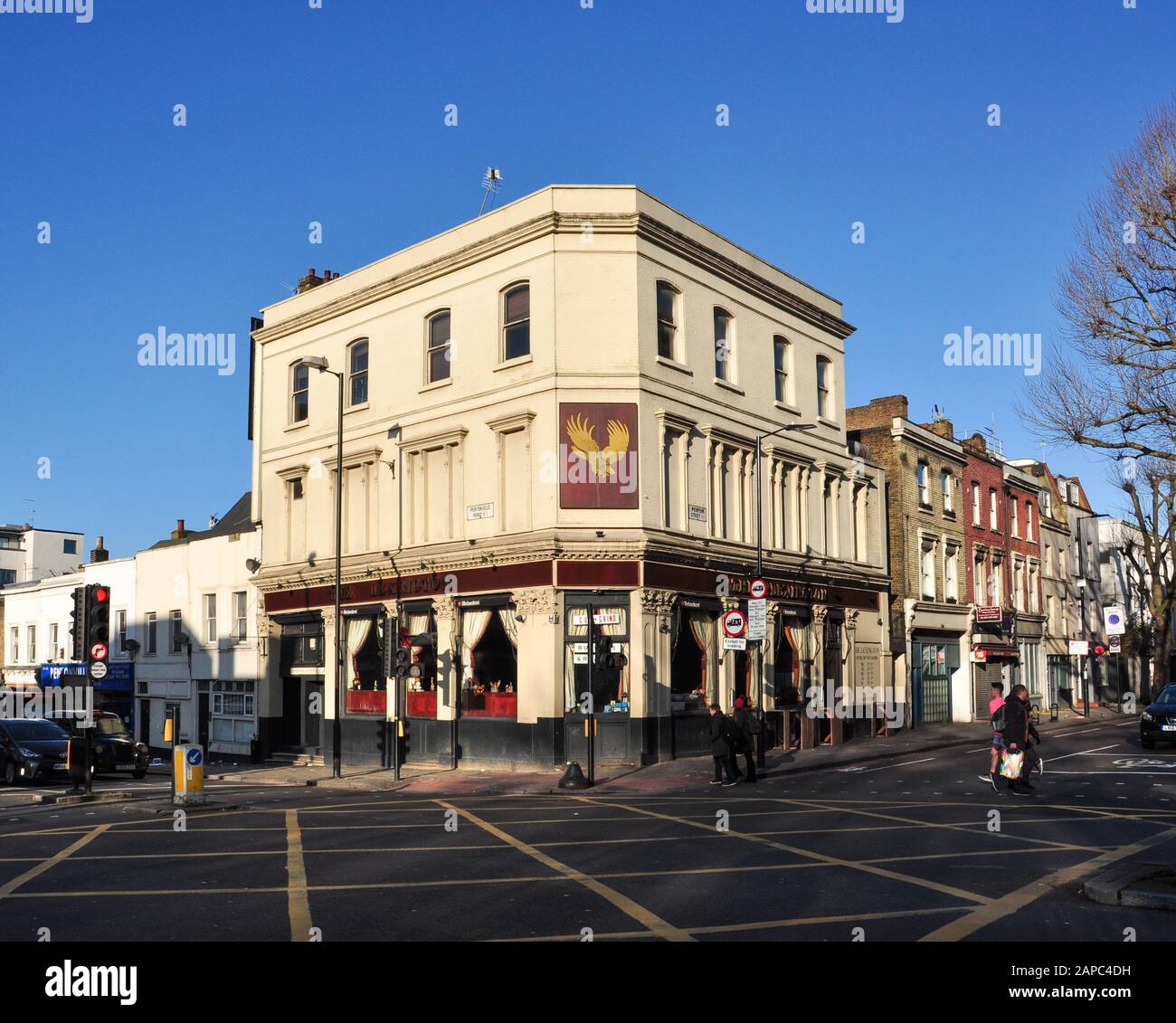 The Lexington public house, Pentonville Road (on corner of Penton Street), Islington, London, England, UK Stock Photo