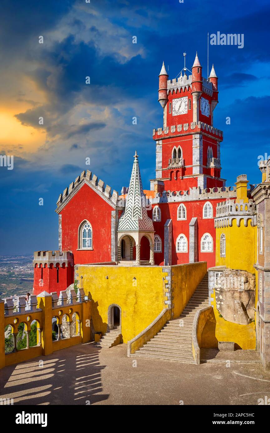 Pena Palace, Sintra, Portugal Stock Photo