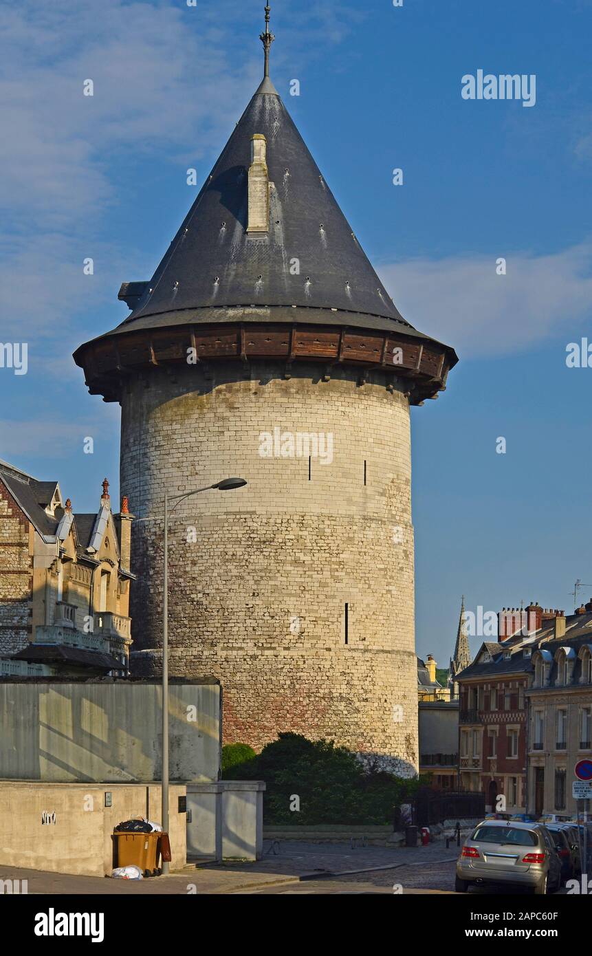 Rouen, France, Tower of Jeanne D'Arc Stock Photo - Alamy