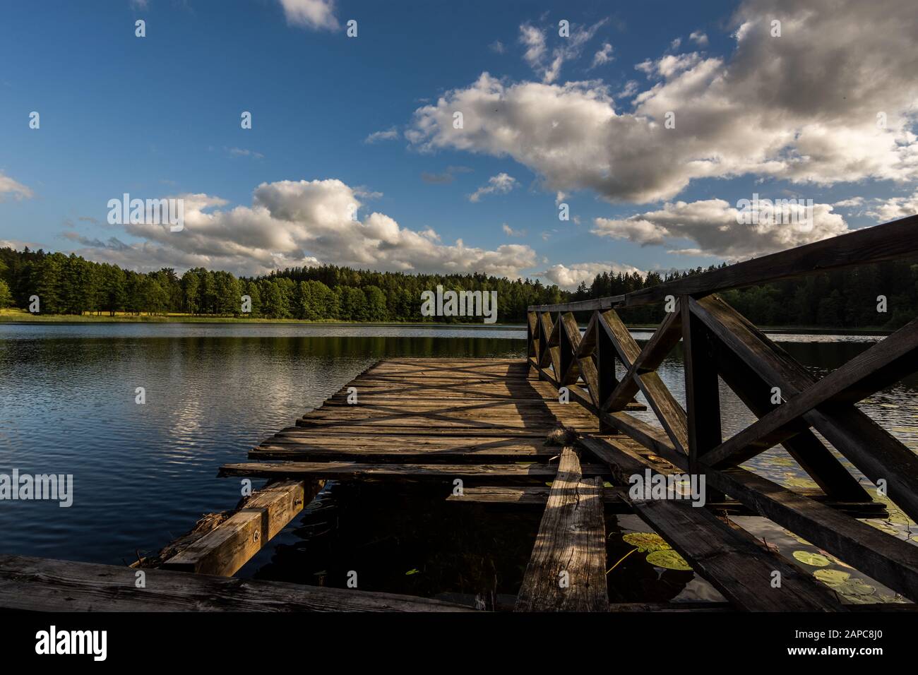 A broken view Stock Photo