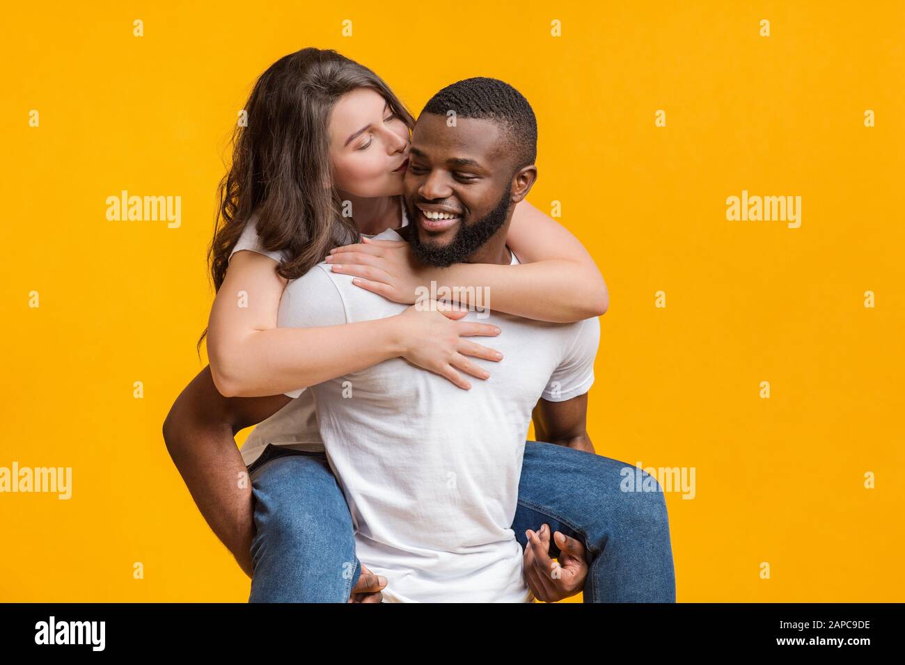 Romantic man carrying woman in hi-res stock photography and images - Alamy