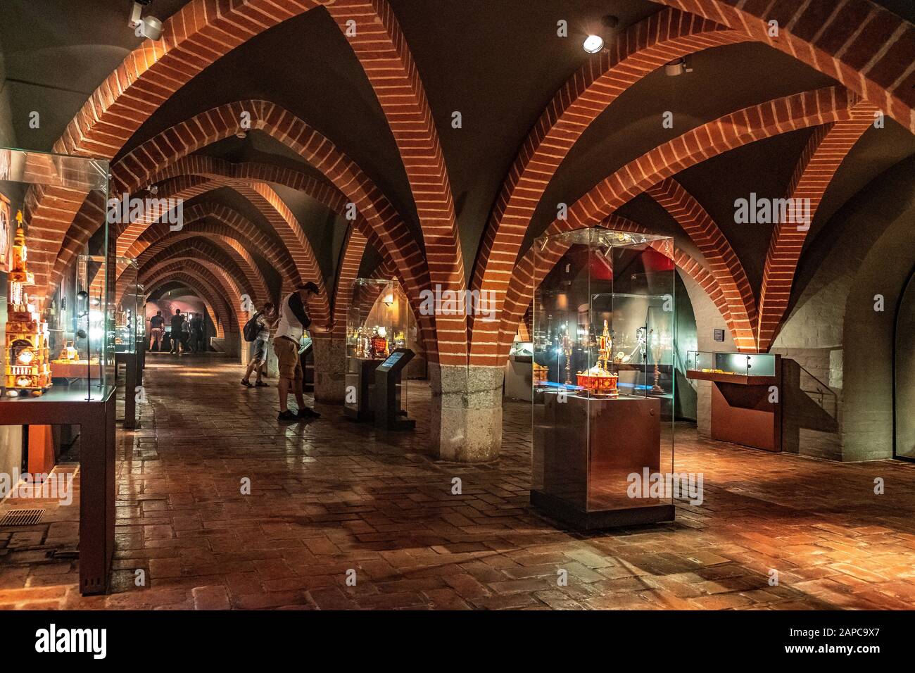Malbork Pomerania Poland 2019 08 24 Museum Interior Of Middle malbork-pomerania-poland-2019-08-24-museum-interior-of-middle