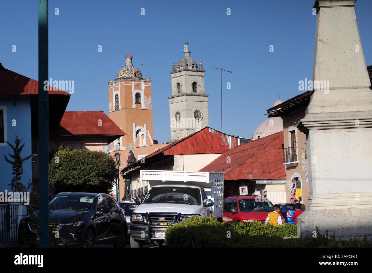 Real del Monte, old miner town in state of Hidalgo, Mexico Stock Photo ...