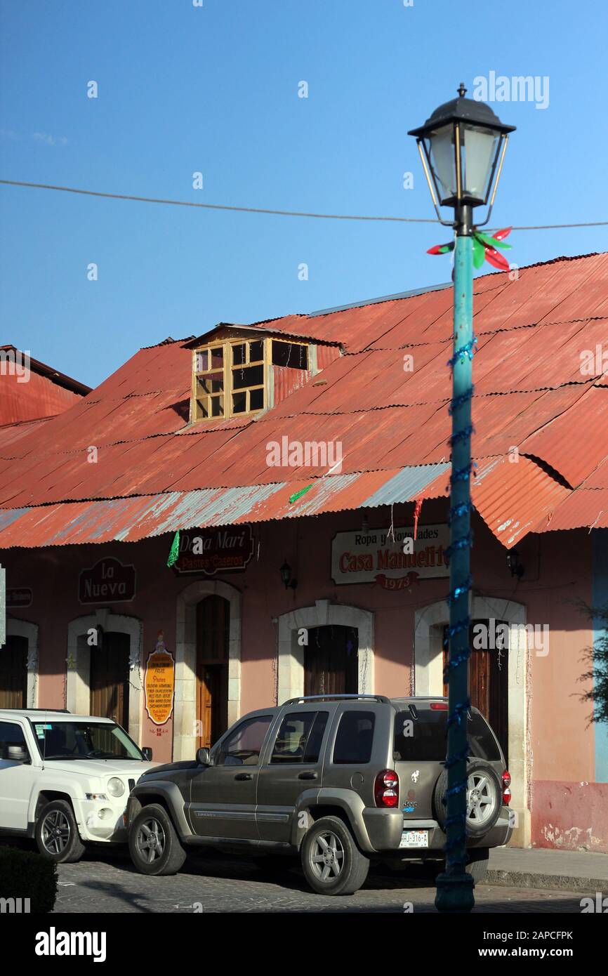 Real del Monte, old miner town in state of Hidalgo, Mexico Stock Photo ...