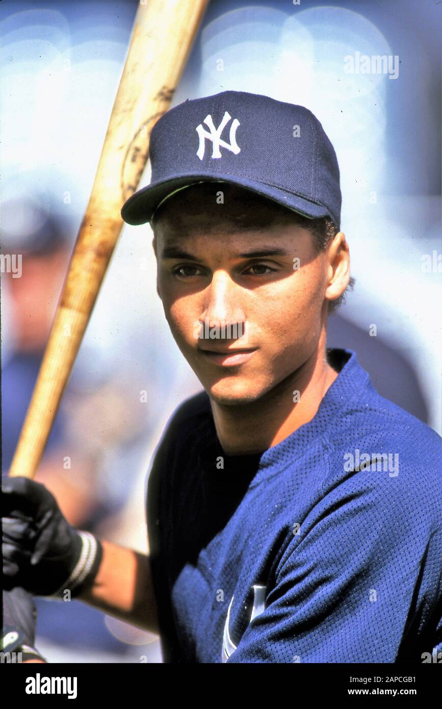 Derek Jeter 1992 Draft Pick, 20-year career in MLB with the New York Yankees. He was elected to the Baseball Hall of Fame as part of its class of 2020 Stock Photo