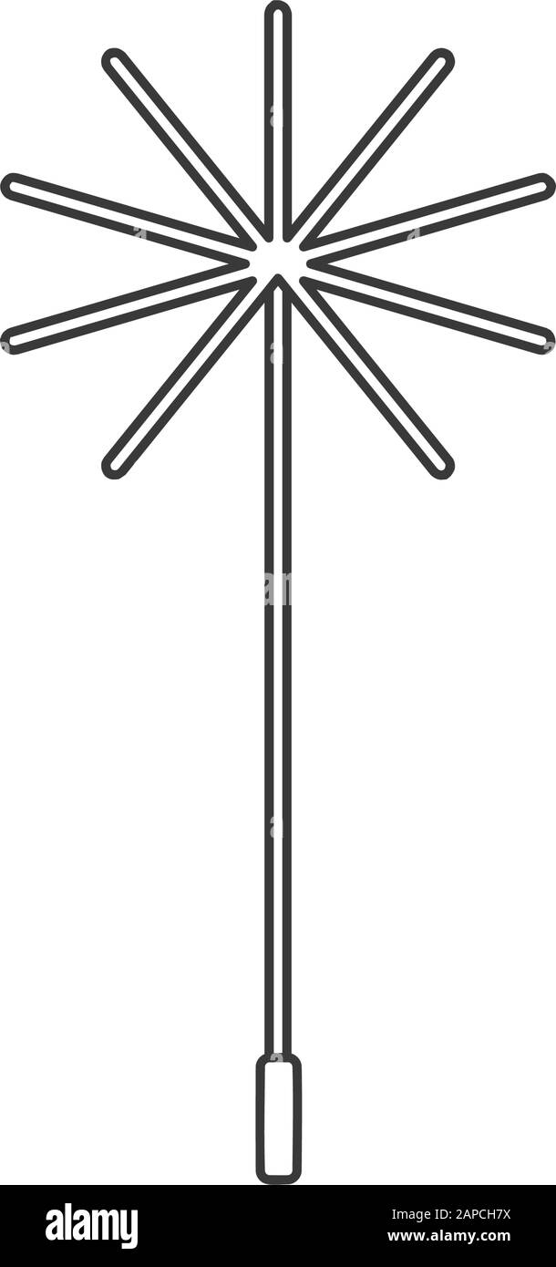 Chimney Sweeping Broom Brush - 175mm Diameter, 60mm Trim, M12 Thread, Steel Wire