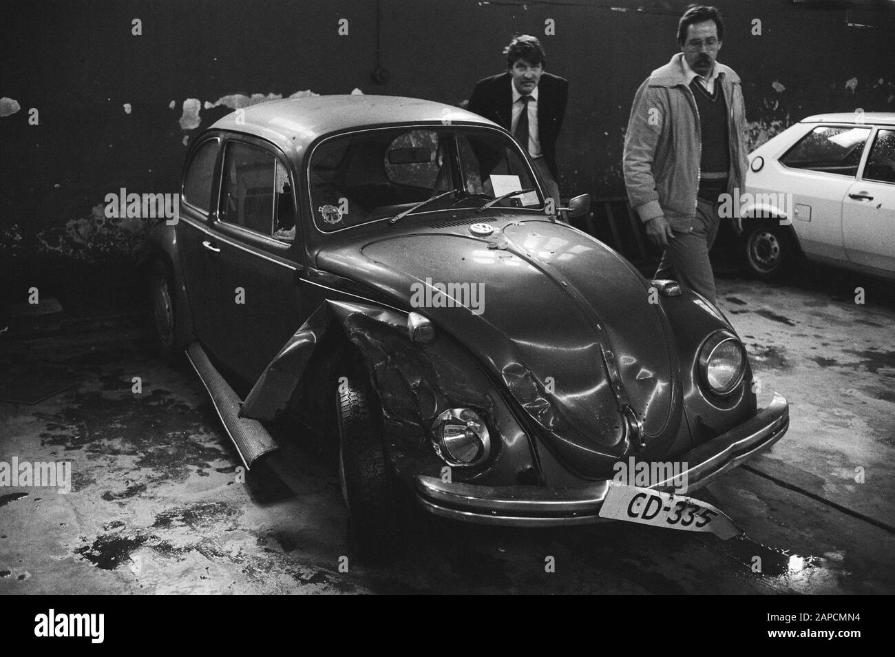 Auto (a VW beetle) of Ahmet Benler, son of Turkish ambassador Özdemir Benler, shot dead in The Hague. The attack was claimed by the Armenian terror organization Asala Description: attacks, ambassadors, sons, terrorism, cars, Benler, Ahmet, Benler, Özdemir Date: October 12, 1979 Location: The Hague, South Holland Keywords: attacks, ambassadors, cars, terrorism, sons Personal name: Benler, Ahmet, Benler, Özdemir Stock Photo
