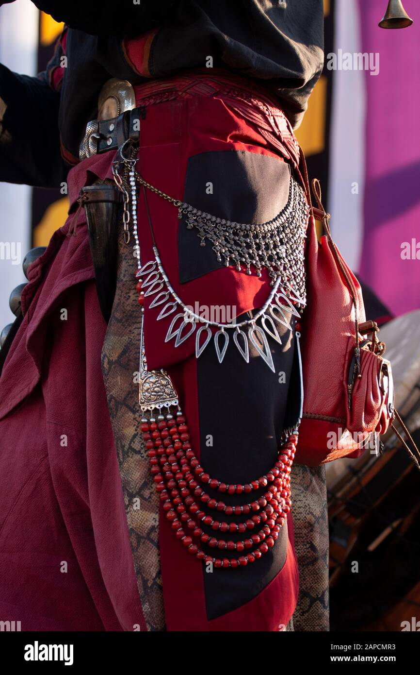 Medieval costume characters in Medieval fair event Stock Photo - Alamy