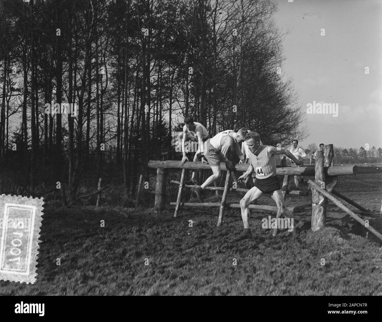 Athletics cross-championships Breda, second J. Adriaansen Date: March 6, 1955 Location: Breda Keywords: ALETICS, Crosschampionships Personal name: J. Adriaansen Stock Photo