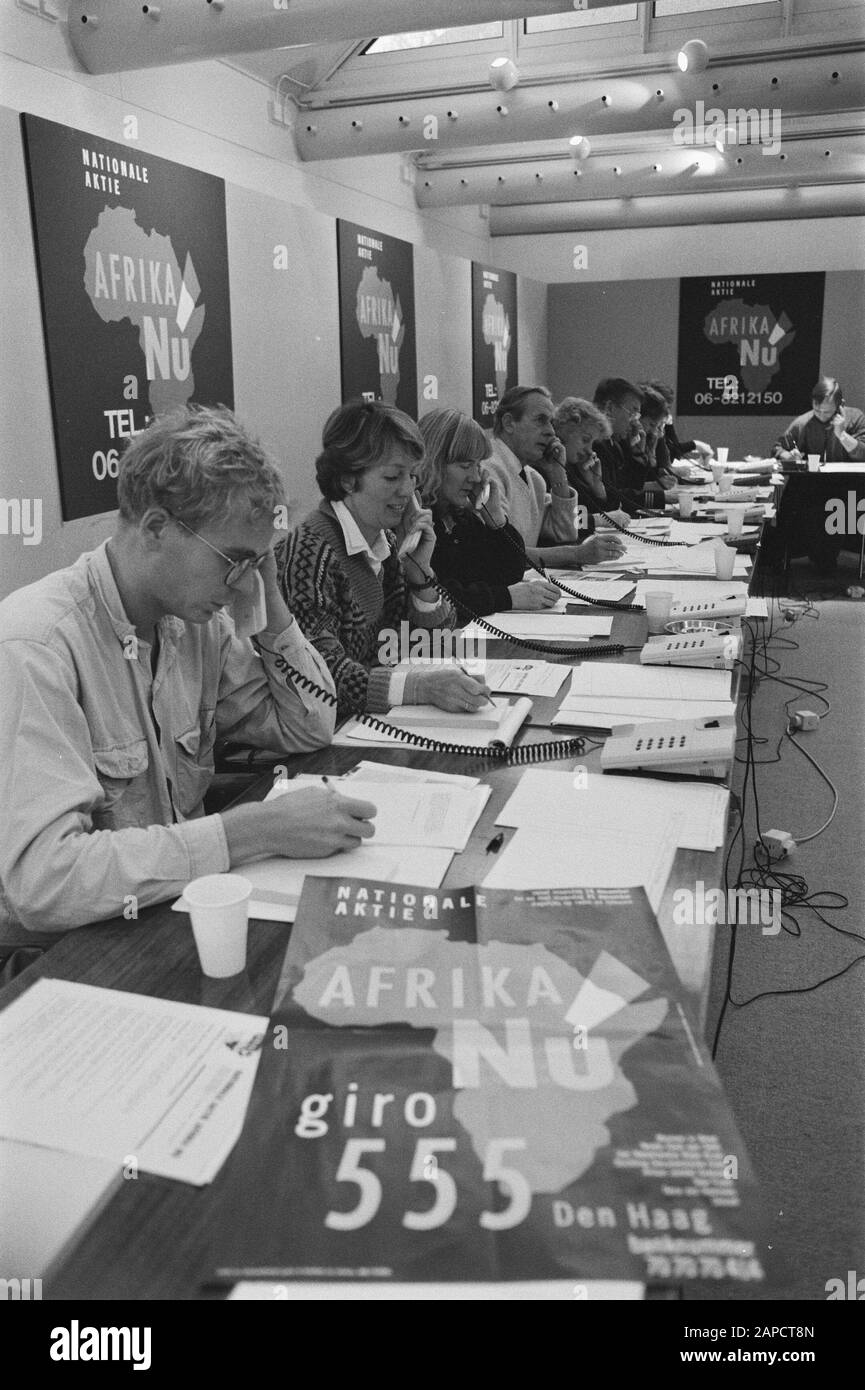 Action center Africa Now Date 17 December 1987 Stock Photo Alamy