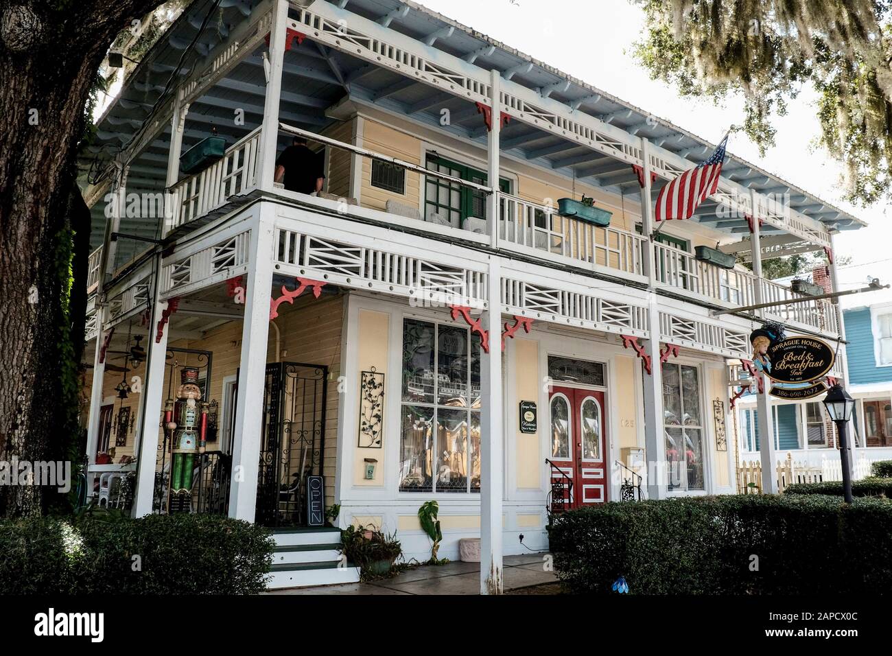 Sprague House. Crescent City, Florida Stock Photo Alamy