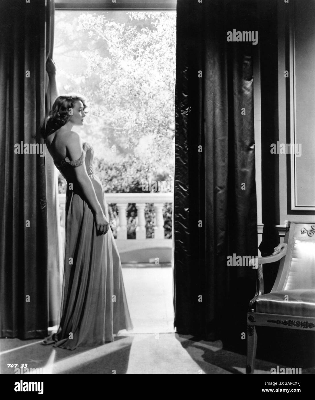 PATRICIA NEAL as Dominique Francon in THE FOUNTAINHEAD 1949 director KING  VIDOR novel and screenplay AYN RAND Warner Bros Stock Photo - Alamy