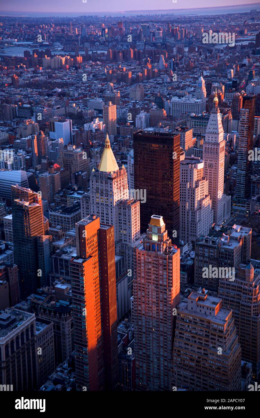 New York City buildings overview Stock Photo Alamy