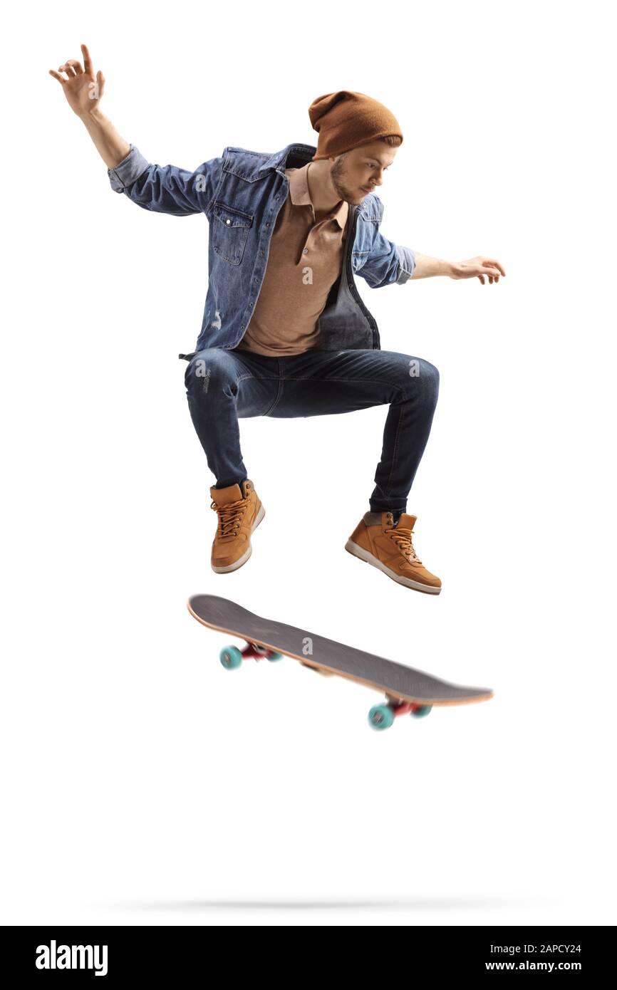 Skateboard jump flip hi-res stock photography and images - Alamy