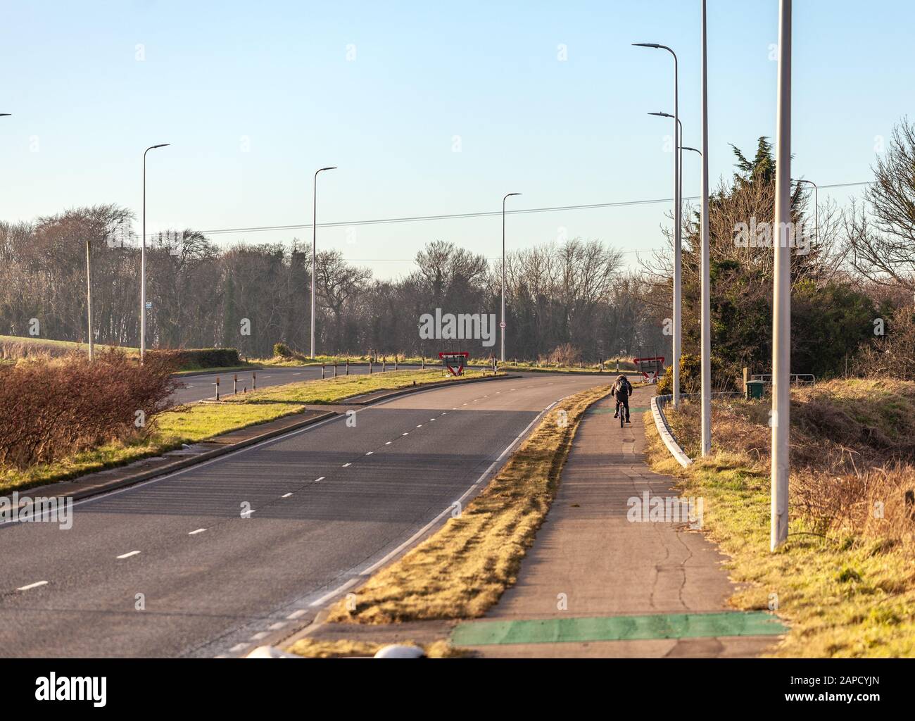 cycling on dual carriageway
