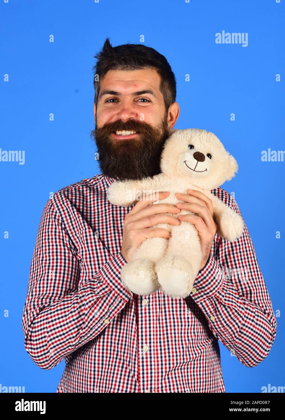teddy bear with a beard