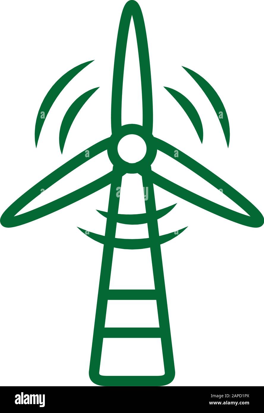 Isolated eco wind mill vector design Stock Vector Image & Art - Alamy