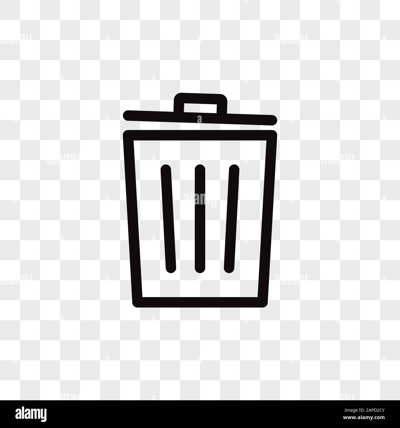Delete vector icon in modern design style for web site and mobile app Stock Vector
