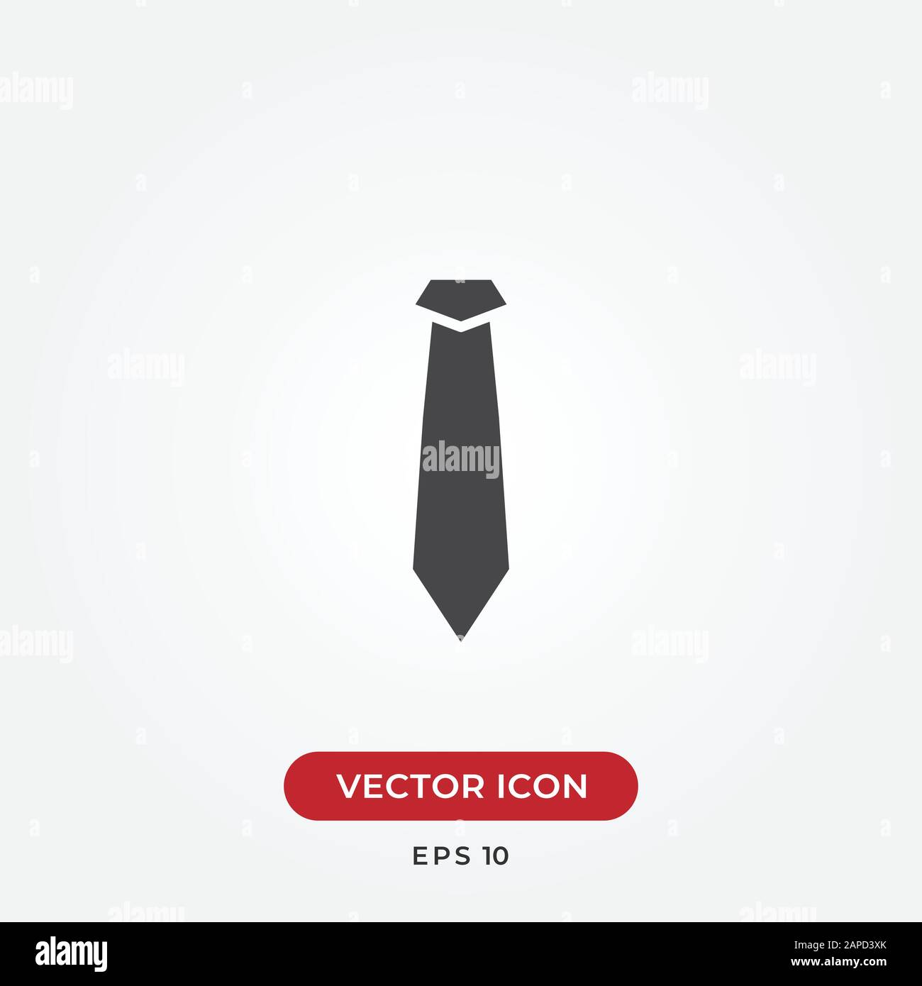 Tie vector icon in modern design style for web site and mobile app Stock Vector
