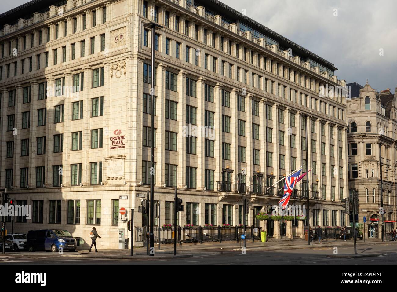 Exterior Street View Of The Crowne Plaza Hotel The City In New