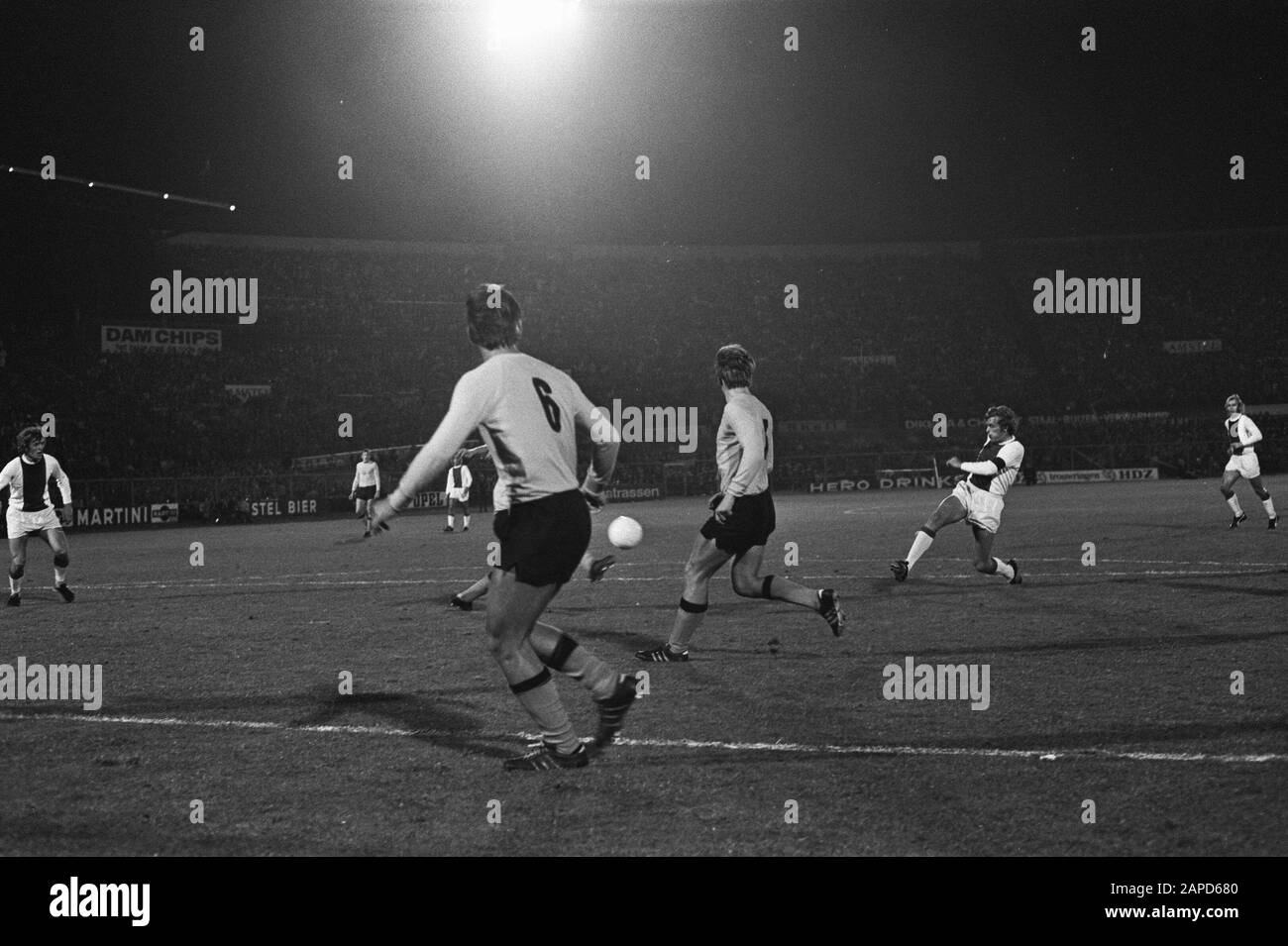 Ajax against Dynamo Dresden 2-0, Europa Cup I, Goal by Emperor Date ...