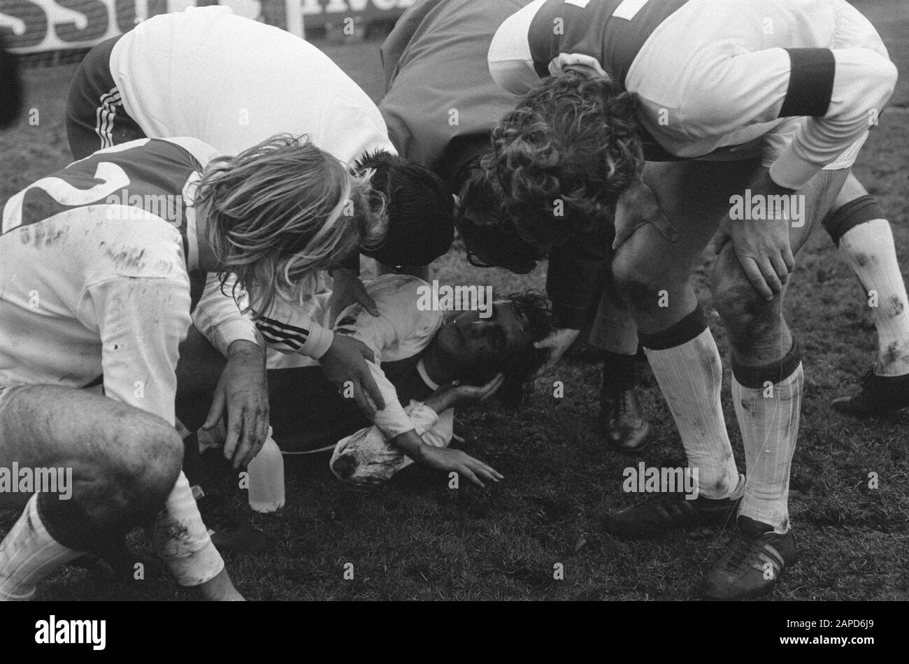 Elinkwijk against VVV 2-0, KNVB cup, Van der Bosch (left) is going to score  1-0, December 10, 1972, sports, soccer, The Netherlands, 20th century press  agency photo, news to remember, documentary, historic