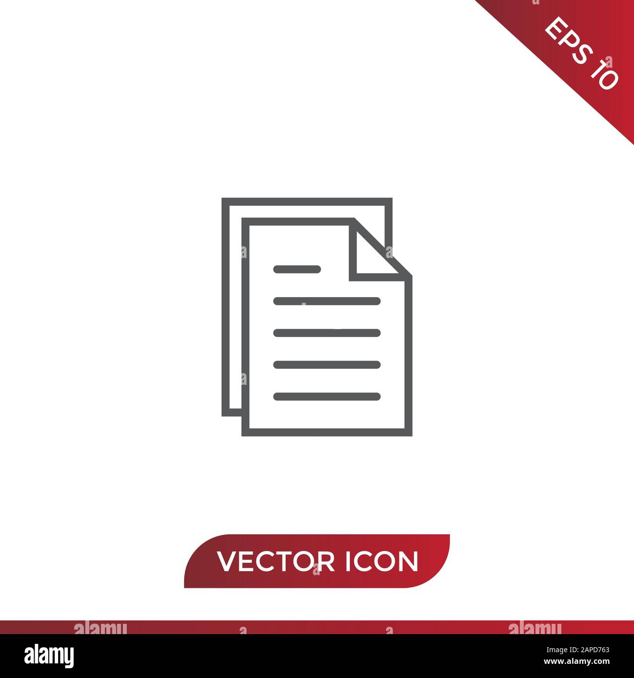 File vector icon Stock Vector