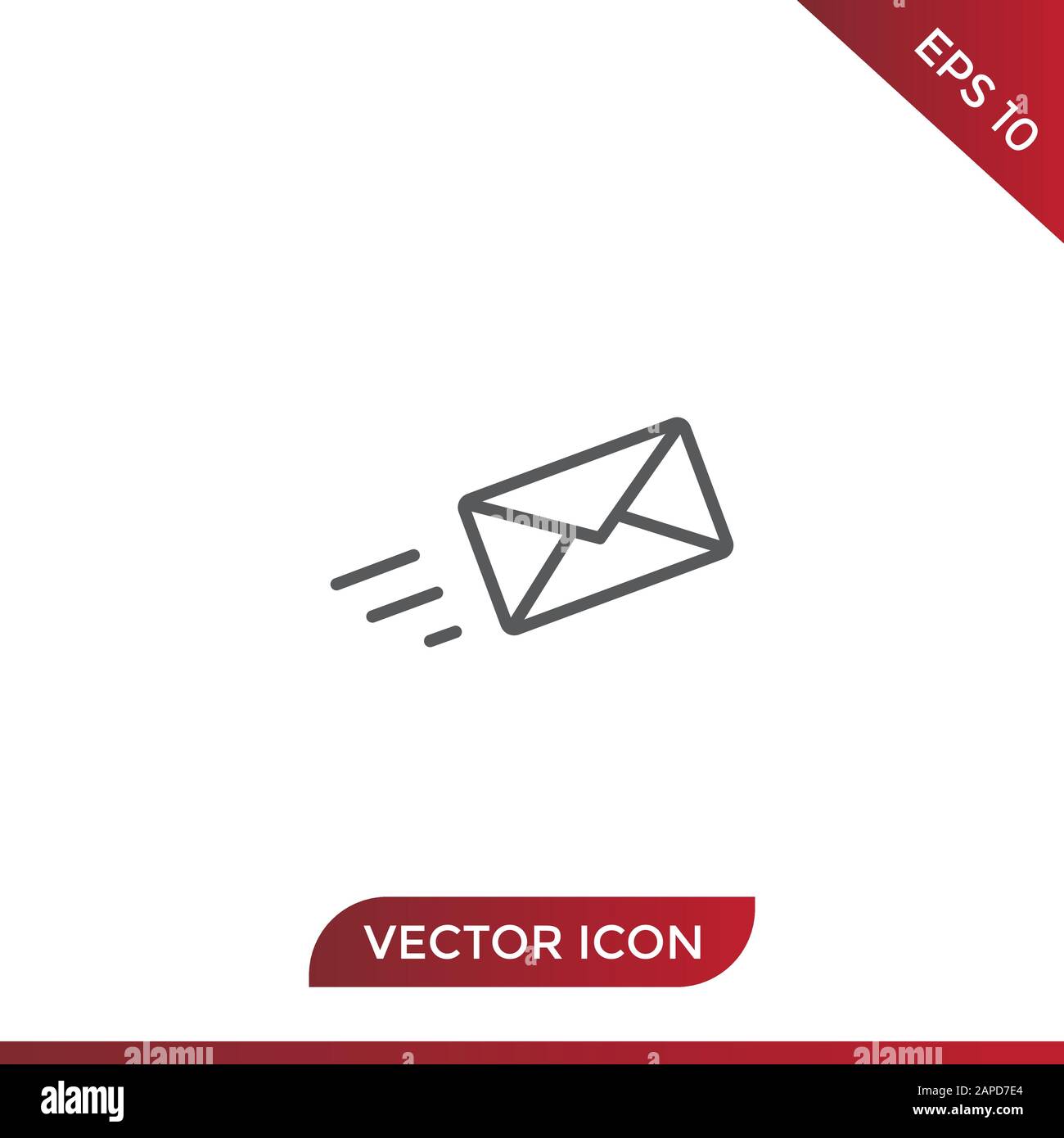Vector icon concept send Stock Vector Images - Alamy