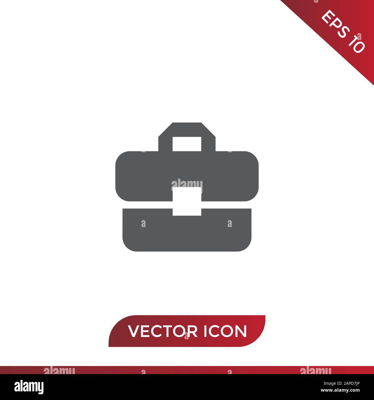 Briefcase vector icon Stock Vector