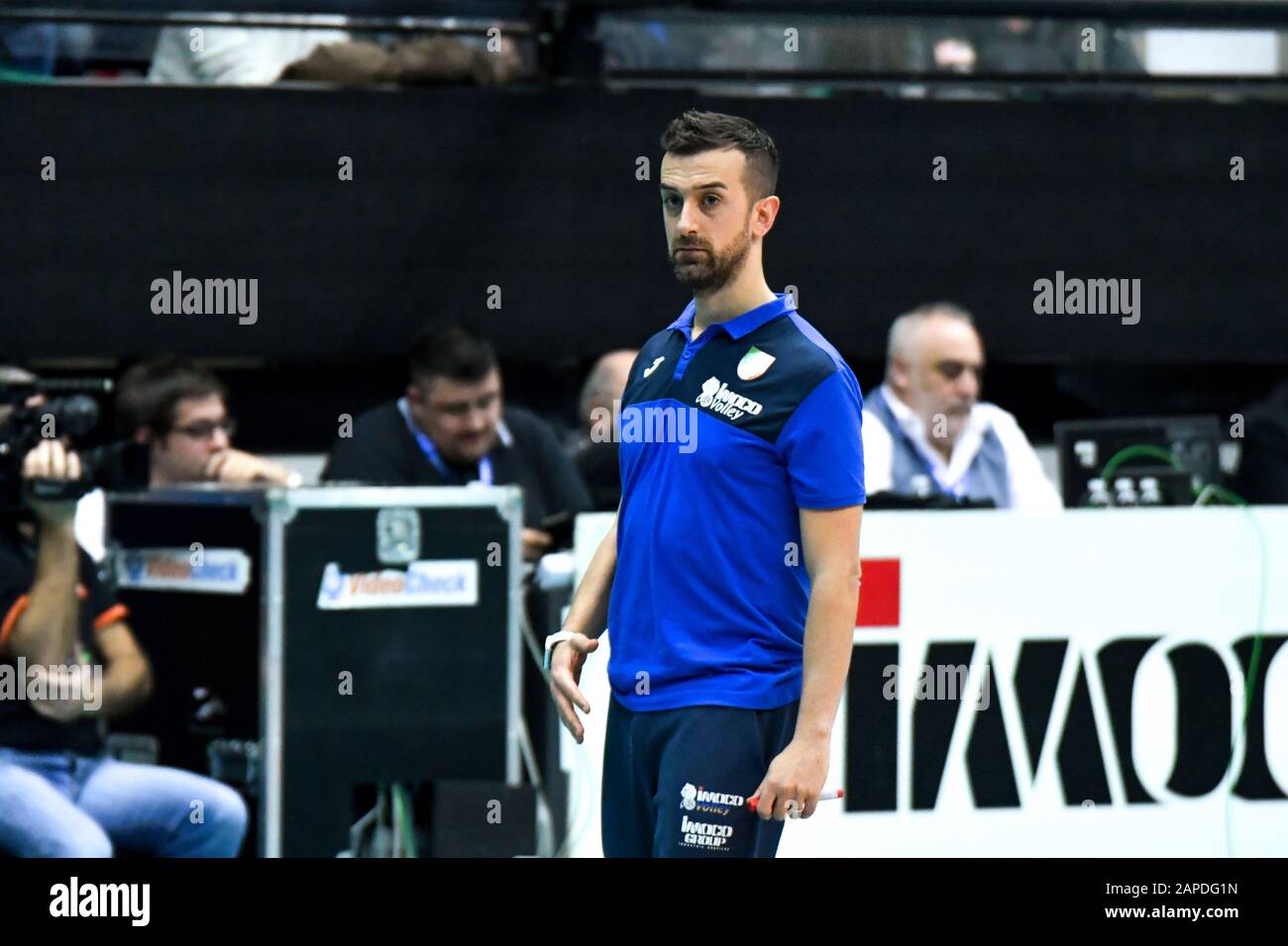 Treviso, Italy. 22nd Jan, 2020. daniele santarelli during Imoco Volley  Conegliano vs C.S.M. Volei Alba Blaj, Volleyball Champions League Women in  Treviso, Italy, January 22 2020 Credit: Independent Photo Agency/Alamy Live  News