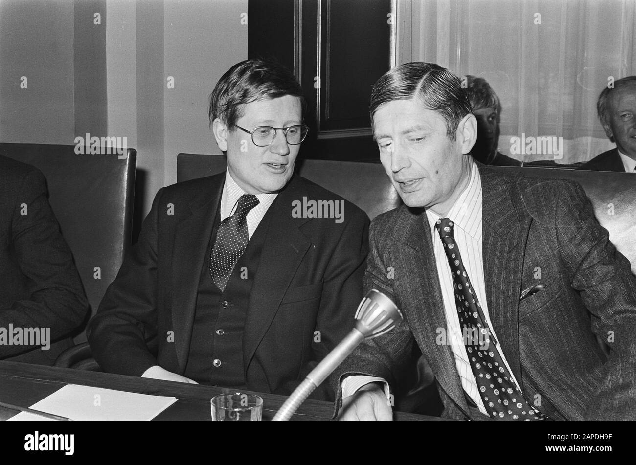 General considerations First Chamber; Minister Wiegel