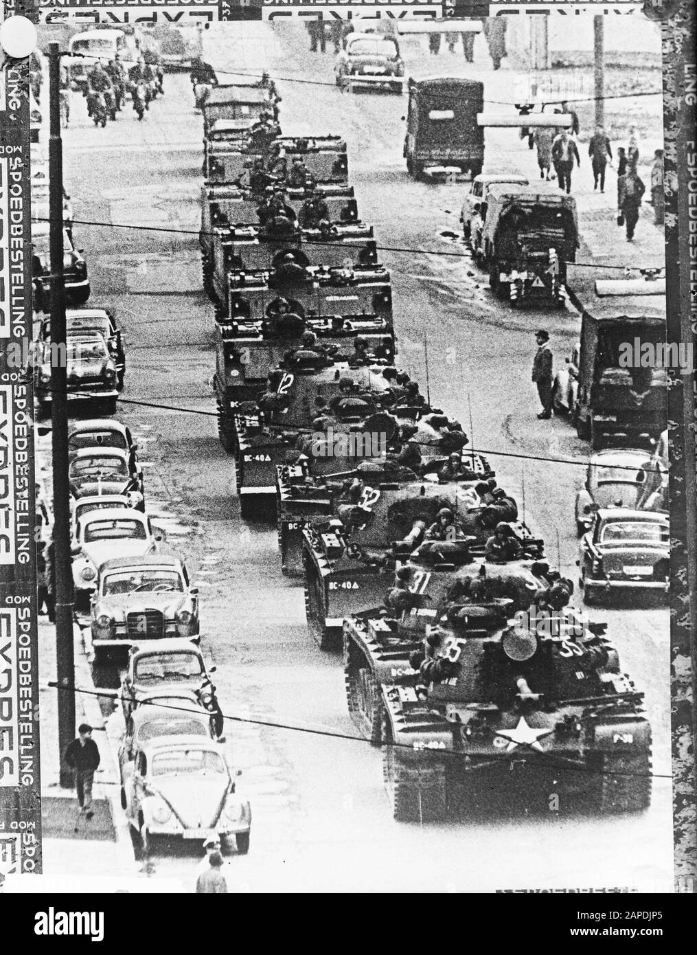 American armored cars at Date October 27, 1961 Keywords