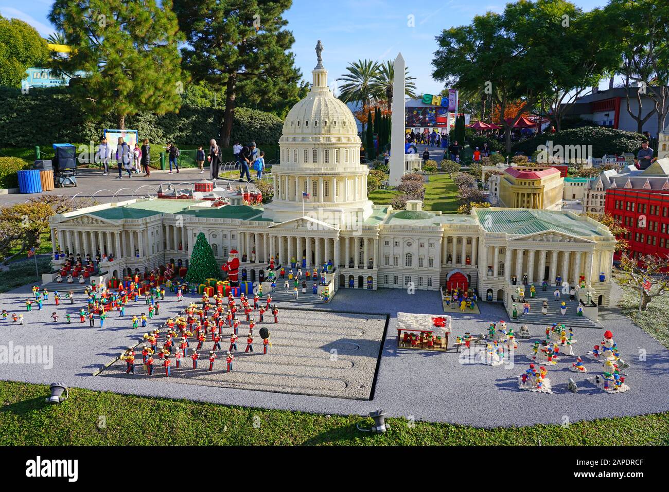Carlsbad, California, USA - December 27, 2014: Miniland USA At Legoland  California Displays Depicting The Las Vegas Strip With Its Famous Hotels.  Stock Photo, Picture and Royalty Free Image. Image 42366264.