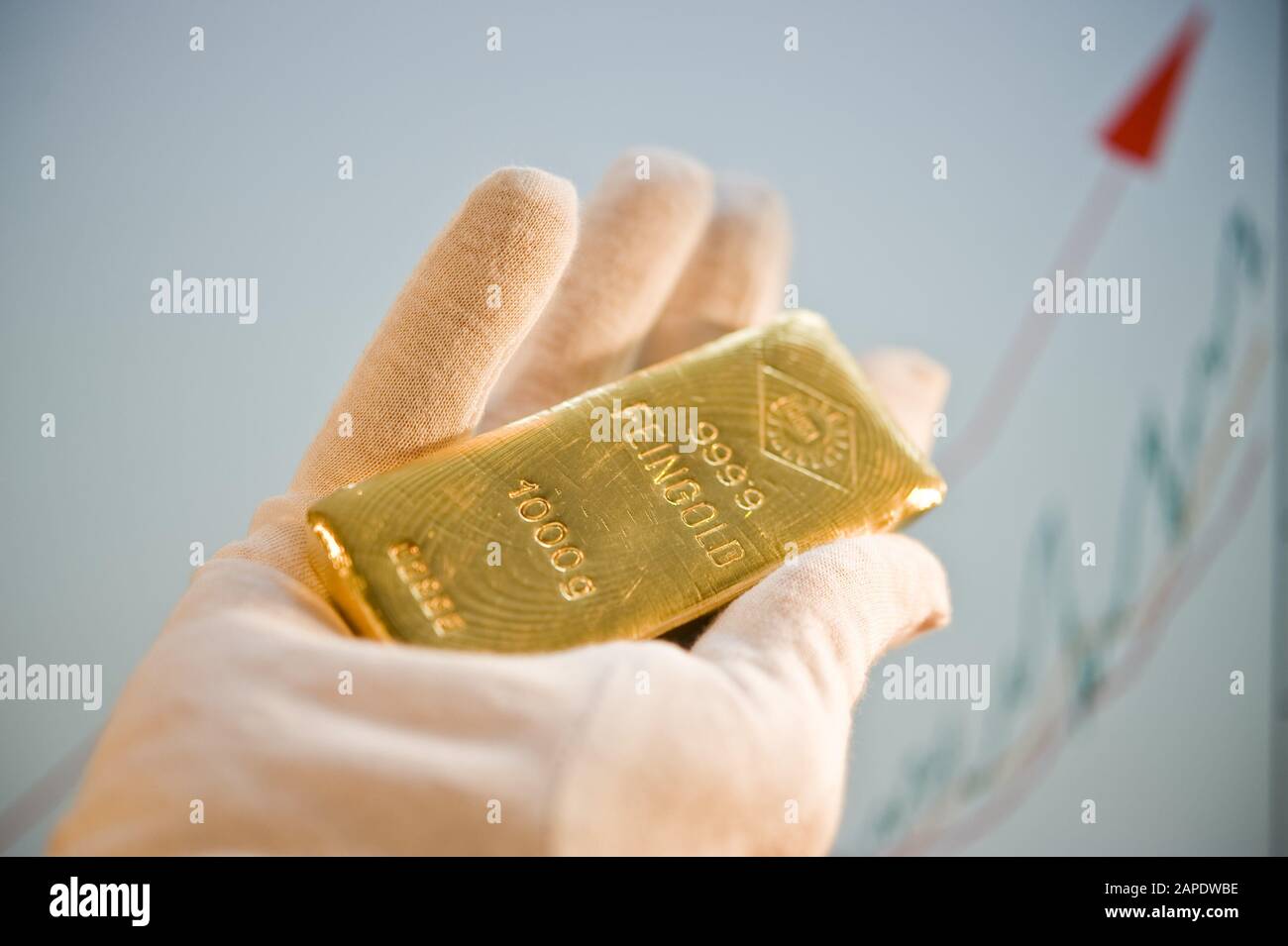 Ein Goldbarren 1 kg - Gold Bar Stock Photo - Alamy