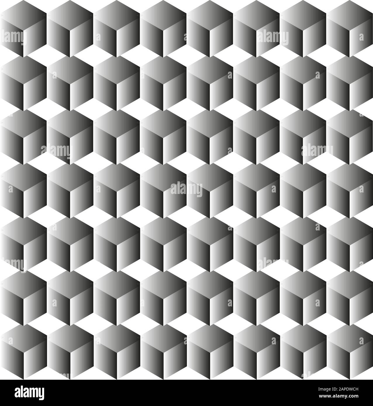 Beautiful background geometry from cubes Stock Vector
